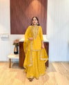 NSR 784 Faux Georgette With Embroidery Palazzo Readymade Suits Wholesale Online